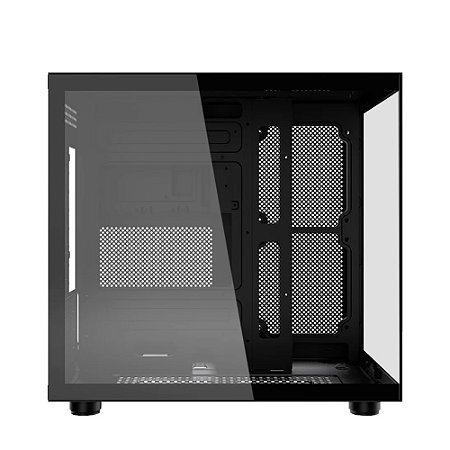Gabinete Gamer Wideload Lite, Mid-Tower, ATX, Lateral com Vidro Temperado, Sem Fans, Preto - Redragon