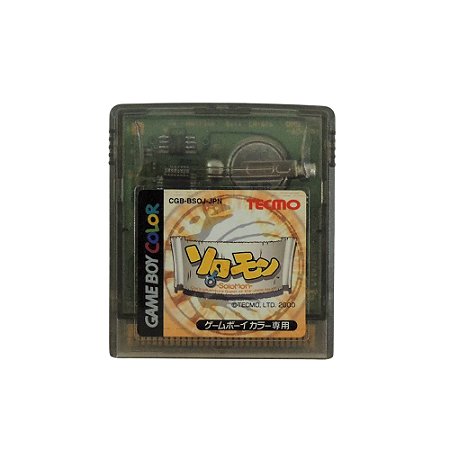 Jogo SoloMon - Game Boy Color (Japonês)