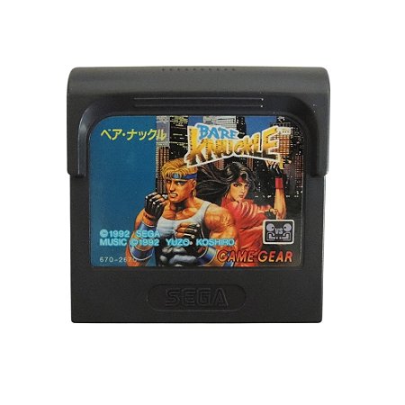 Jogo Bare Knuckle - GameGear (Japonês)