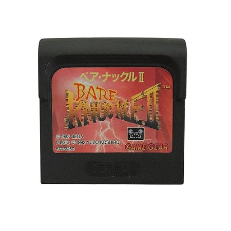 Jogo Bare Knuckle II - Game Gear (Japonês)