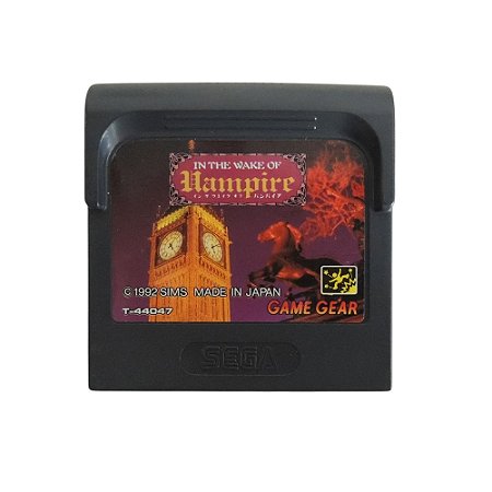 Jogo Vampire: Master of Darkness - Game Gear (Japonês)