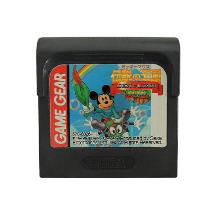 Jogo Legend of Illusion Starring Mickey Mouse - GameGear (Japonês)