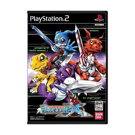 Jogo Digimon World X - PS2 (Japonês)