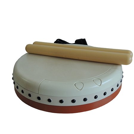 Tambor Taiko Namco Taiko No Tatsujin com fio + 2 Baquetas - Playstation 2