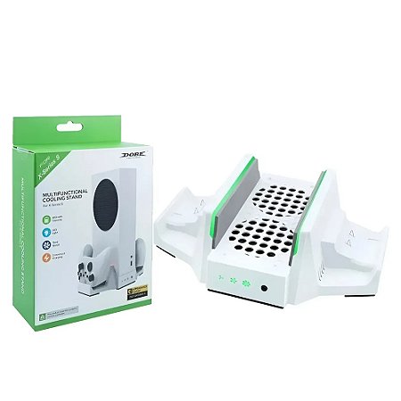 Base Cooler Multifuncional para Xbox Series S Com Carregador de Controle - Dobe