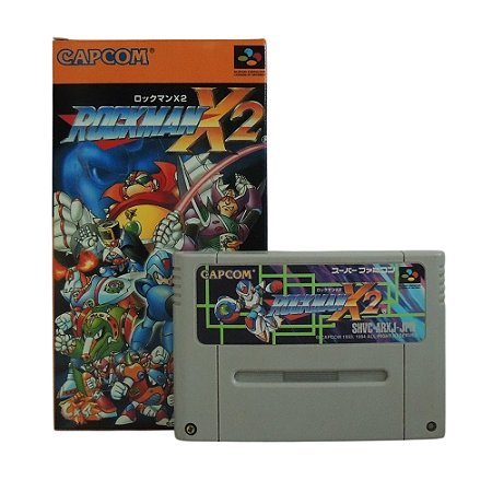 Jogo Mega Man X2 - SNES (Japonês)