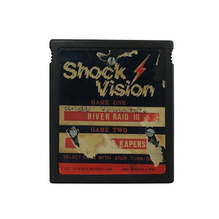 Jogo Shock Vision 2 em 1 (River Raid III e Keystone Kapers) - Atari