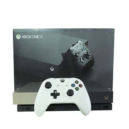 Console Xbox One X 1TB (Edição Gold Rush) - Microsoft
