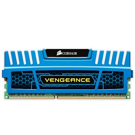 Memória Ram Vengeance Azul, DDR3, 4GB, 1600MHz - Corsair