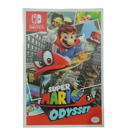Livro Guia Oficial Super Mario Odyssey - Prima Games