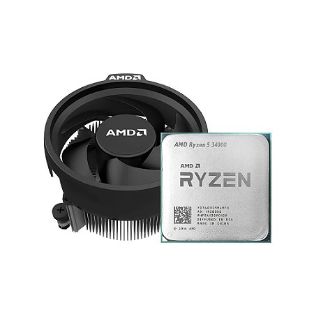 Processador AMD Ryzen 5 3400G, AM4, 3ª Gen, 3.7GHz, 6MB - AMD