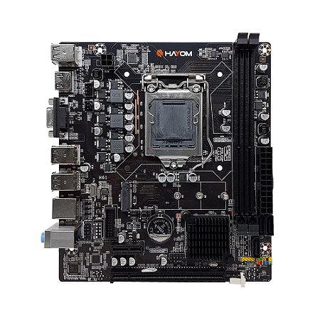Placa Mãe H61 M2, Intel, Socket LGA 1155, DDR3 - Hayom