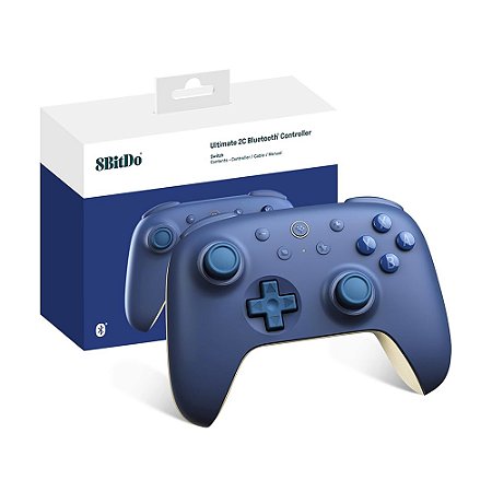 Controle Ultimate 2C, Bluetooth, Dark Blue - 8BitDo
