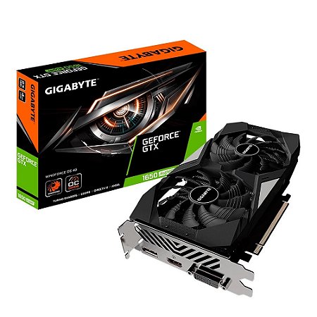 Placa de Vídeo Nvidia Geforce GTX 1650 Super Windforce, 4GB OC, GDDR6, 128-bit - Gigabyte