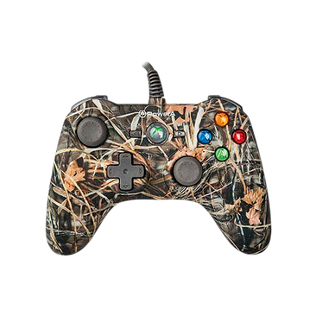 Controle Com Fio Mini (Edição RealTree Camouflage) Marrom e Branco - PowerA