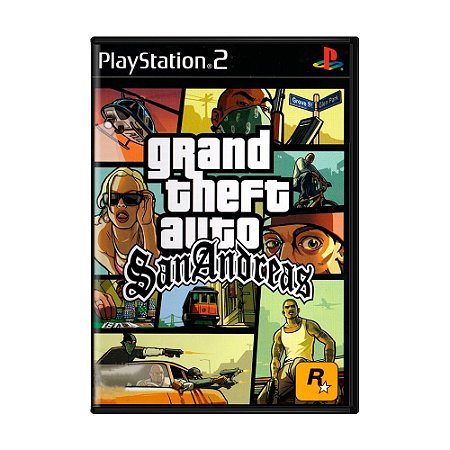 Jogo Grand Theft Auto: San Andreas - PS2 (Lacrado)