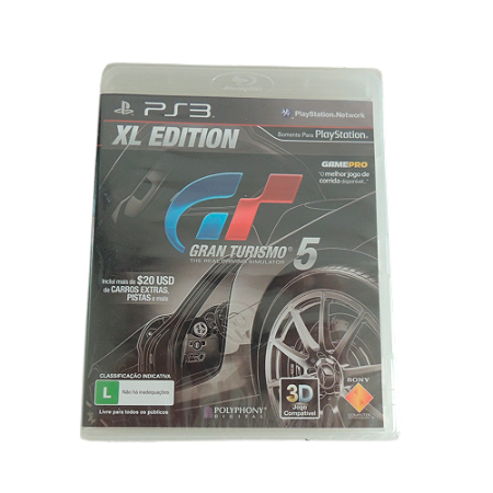 Jogo Gran Turismo 5: XL Edition - PS3 (Lacrado)
