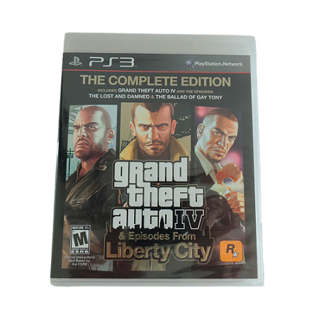 Jogo Grand Theft Auto IV (GTA 4) - PS3 (Lacrado)