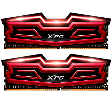 Kit Memória Ram Dazzle, Vermelha, 2x8GB, DDR4, 2400MHz - XPG