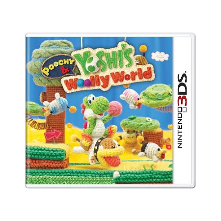 Jogo Poochy e Yoshi's Woolly World - 3DS