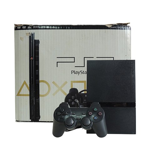 Console PlayStation 2 Slim Preto - Sony (Americano)