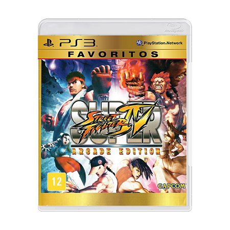 Jogo Super Street Fighter IV: Arcade Edition - PS3 (Favoritos)