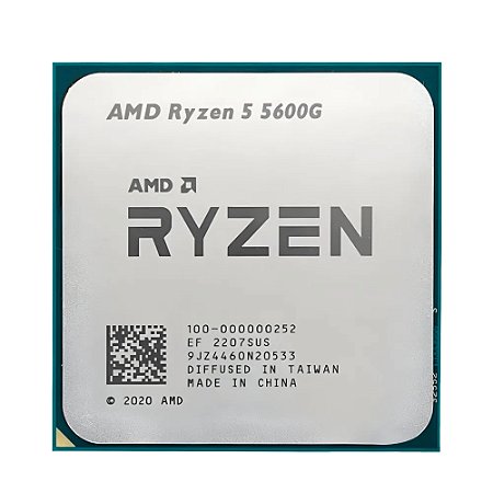 Processador AMD Ryzen 5 5600G, AM4, 3.9 GHz, 19MB Cache - AMD