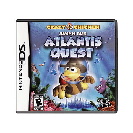Jogo Crazy Chicken: Jump'N Run Atlantis Quest - DS