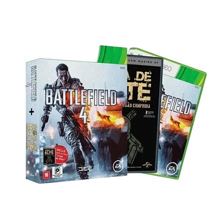 Jogo Battlefield 4 + Filme Tropa de Elite - Xbox 360 (Lacrado)