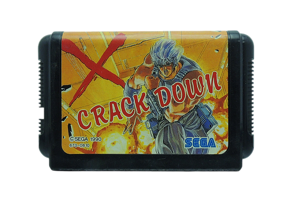 Jogo Crack Down - Mega Drive (Japonês)