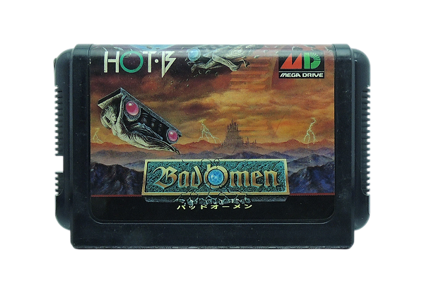 Jogo Bad Omen - Mega Drive (Japonês)