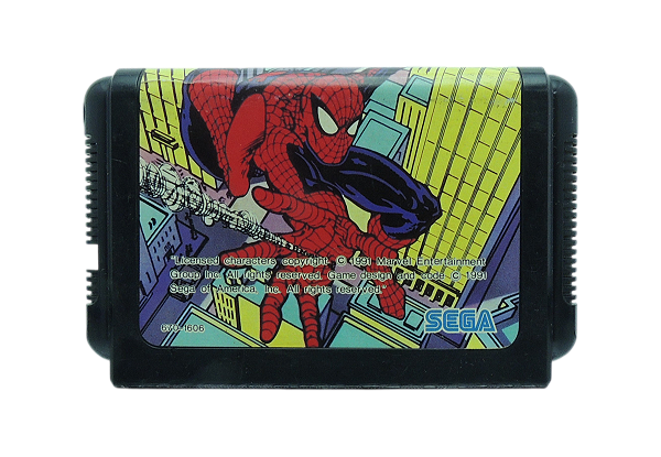 Jogo Spider-Man vs. The Kingpin - Mega Drive (Japonês)