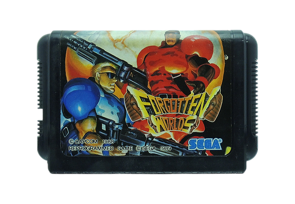Jogo Forgotten Worlds - Mega Drive (Japonês)