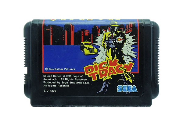 Jogo Dick Tracy - Mega Drive (Japonês)