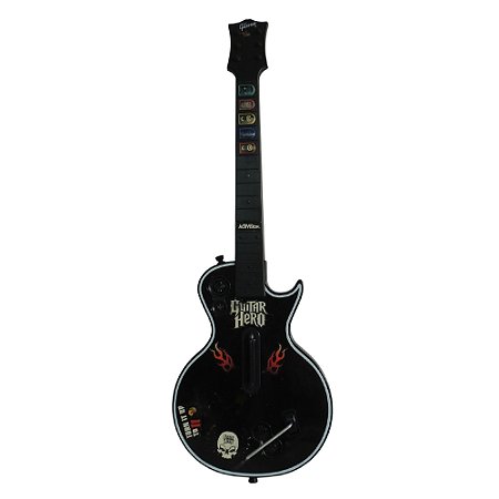 Guitarra Gibson Les Paul - Guitar Hero III Legends of Rock (Item decorativo - Não funciona)