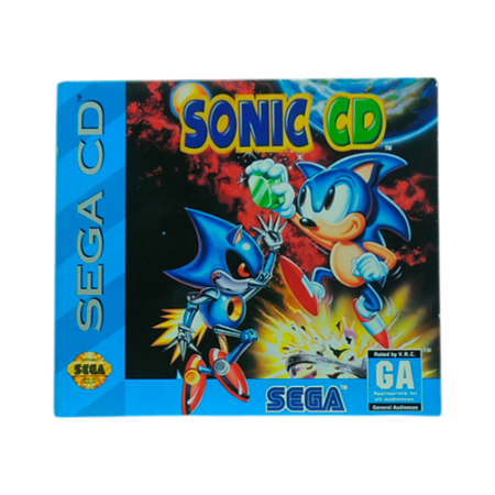 Jogo Sonic CD - Sega CD (Capa Dura)