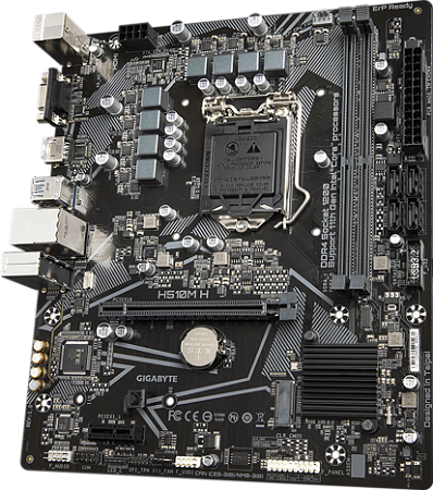 Placa Mãe H510M H, Intel, Socket 1200, DDR4 - Gigabyte