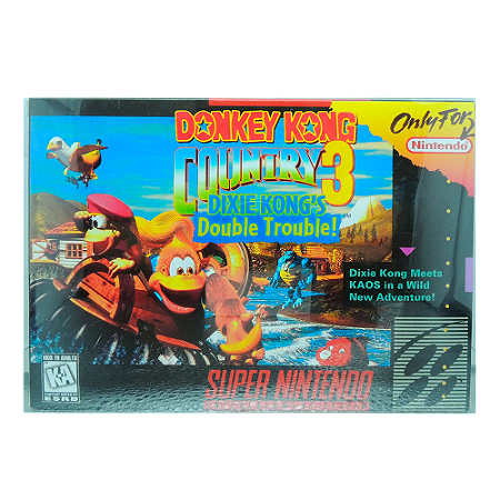 Jogo Donkey Kong Country 3: Dixie Kong's Double Trouble! - SNES (REPRO)