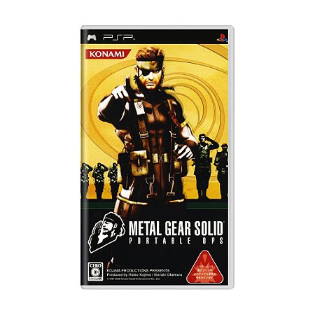 Jogo Metal Gear Solid: Portable Ops - PSP (Japonês)