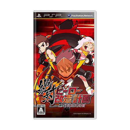 Jogo Zettai Hero Kaizou Keikaku - PSP (Japonês)