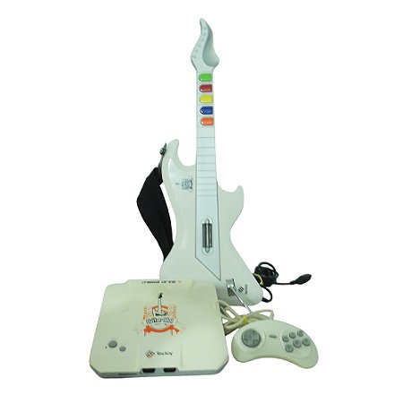 Console Mega Drive 4 16 Bits + Guitarra (Guitar Idol) - Tectoy
