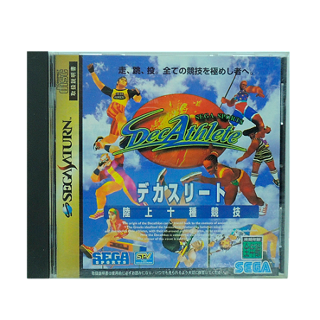 Jogo DecAthlete - Sega Saturn (Japonês)