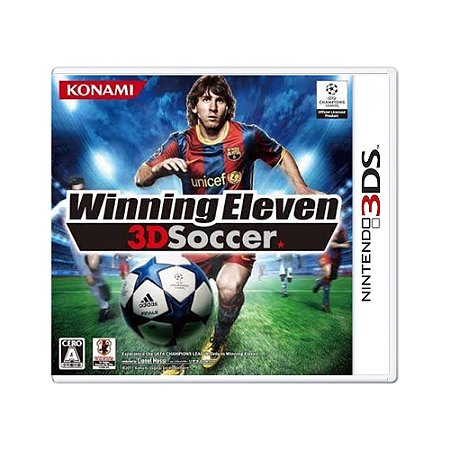 Jogo Winning Eleven 3D Soccer - 3DS (Japonês)
