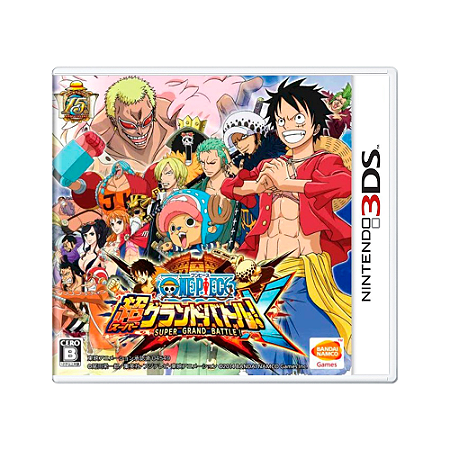 Jogo One Piece: Super Grand Battle! X - 3DS (Japonês)