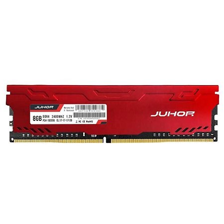 Memória Ram XMP, Vermelha, 8GB, DDR4, 2666MHz - Juhor