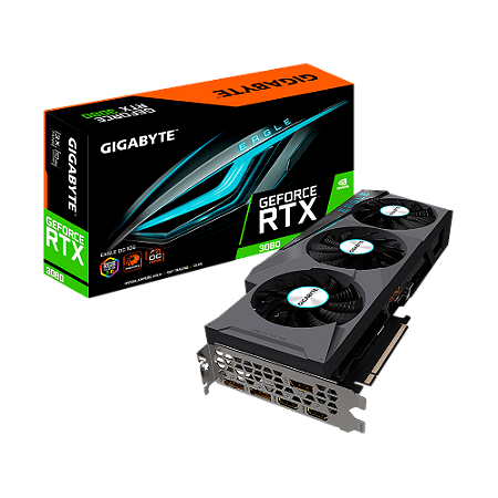 Placa de Vídeo Nvidia Geforce RTX 3080 Eagle OC, 10GB, GDDR6, 320-bit - Gigabyte
