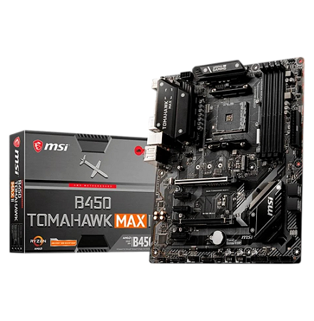 Placa-Mãe B450 Tomahawk Max II AM4, AMD, DDR4, ATX - MSI