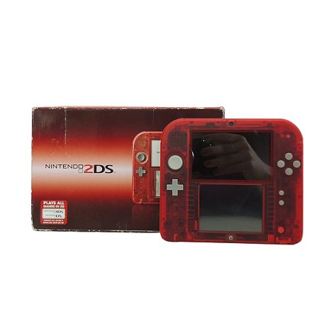 Console Nintendo 2DS Vermelho Transparente - Nintendo