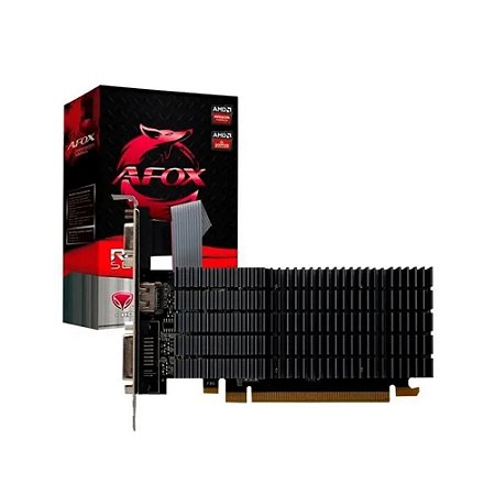Placa de Vídeo AMD Radeon R5 220, 2GB, GDDR3, 64-bit - Afox