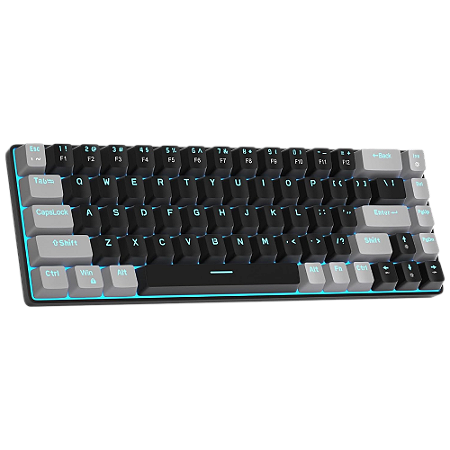 Teclado Mecânico Gamer MK-Box Preto Switch Red com fio - Magegee